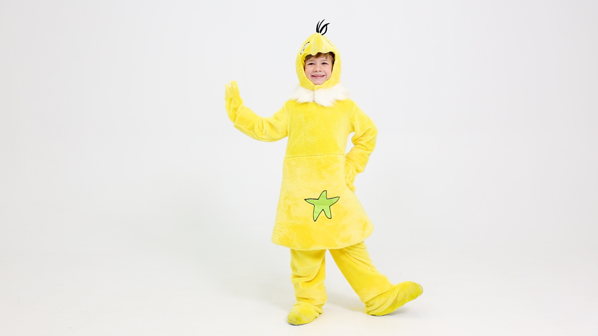 EL453111CH Kid's Dr. Seuss Star Bellied Sneetch Costume for Kids